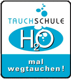 Tauchschule H2O Logo